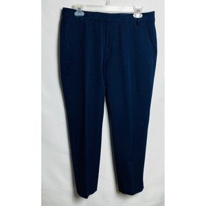 Wonder Signature Crop Pants Women Size 6 Navy Blue